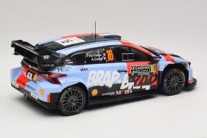 Hyundai i20 N Rally1 #16 A. Fourmaux / A. Coria Rally Monte Carlo 2026 IXO 1:18 18RMC270A Метал — снимка 2 от 6