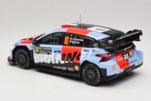 Hyundai i20 N Rally1 #16 A. Fourmaux / A. Coria Rally Monte Carlo 2026 IXO 1:18 18RMC270A Метал — снимка 5 от 6