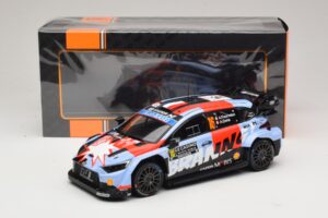 Hyundai i20 N Rally1 #16 A. Fourmaux / A. Coria Rally Monte Carlo 2026 IXO 1:18 18RMC270A Метал — снимка 6 от 6