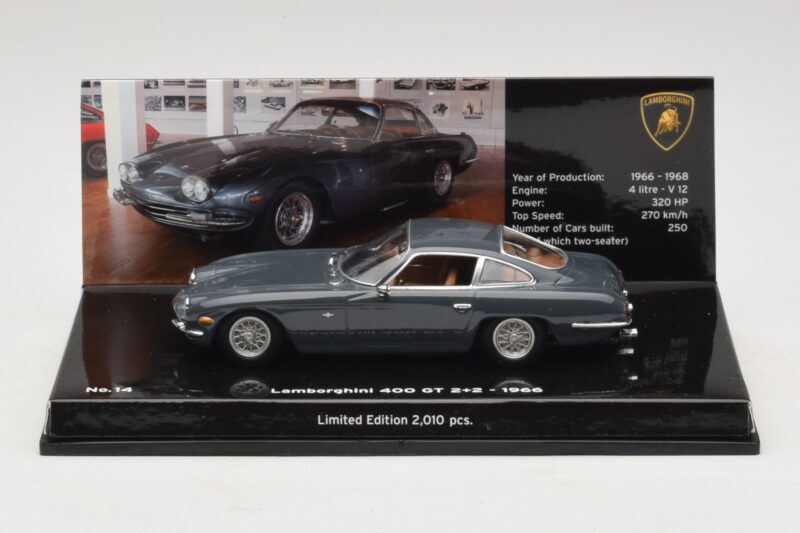 Lamborghini 400 GT 2+2 Сив Minichamps 1:43 436103310 Метал