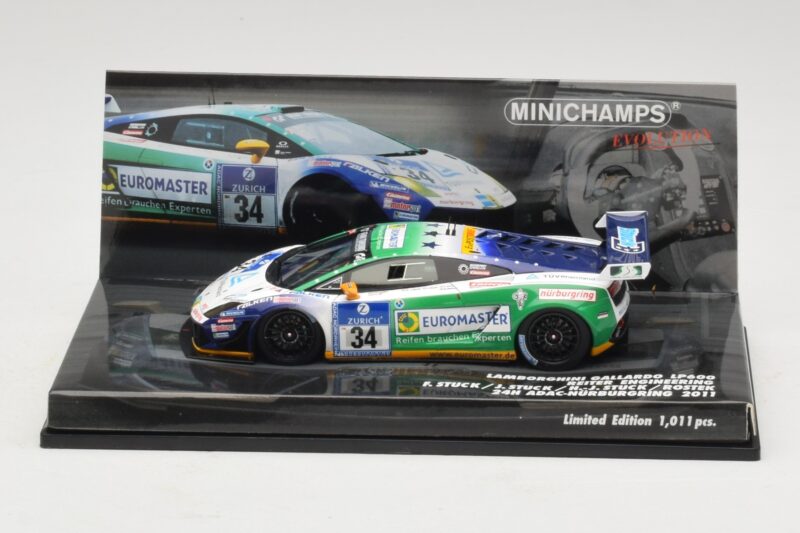 Lamborghini Gallardo LP600 GT3 #34 Reiter Engineering H-J. Stuck 24 Hours of Nurburgring 2011 Minichamps 1:43 Lamborghini Gallardo LP600 GT3 #34 Reiter Engineering H-J. Stuck 24 Hours of Nurburgring 2011 Minichamps 1:43 437111284 Метал