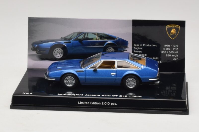 Lamborghini Jarama 400 GTS Син Minichamps 1:43 436103400 Метал