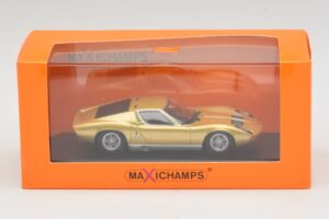 Lamborghini Miura P400 Златист Maxichamps 1:43 940103002 Метал — снимка 5 от 5