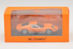 Lamborghini Miura P400 Оранжев Maxichamps 1:43 940103001 Метал — снимка 5 от 5