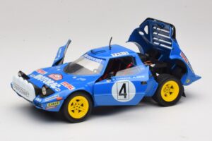 Lancia Stratos HF #4 B. Darniche / A. Mahe Rally Monte Carlo 1979 Solido 1:18 9019 Метал — снимка 2 от 8