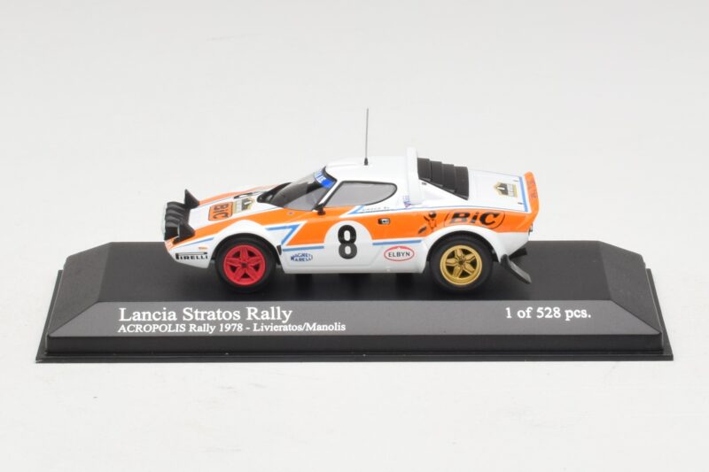 Lancia Stratos Rally #8 Livieratos / Manolis Acropolis Rally 1978 Minichamps 1:43 430781208 Метал