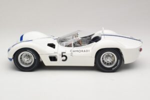 Maserati Tipo 61 #5 Camoradi S. Moss / D. Gurney 1000km Nurburgring Winner 1960 Minichamps 1:12 120601205 Метал — снимка 4 от 8