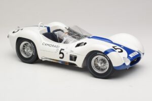 Maserati Tipo 61 #5 Camoradi S. Moss / D. Gurney 1000km Nurburgring Winner 1960 Minichamps 1:12 120601205 Метал — снимка 6 от 8
