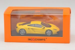 McLaren MP4-12C Жълт Maxichamps 1:43 940133020 Метал — снимка 5 от 5