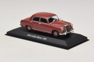 Mercedes 180 W120 Червен Maxichamps 1:43 940033101 Метал — снимка 3 от 5