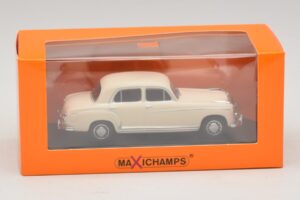 Mercedes 220 S W180 Бял Maxichamps 1:43 940033000 Метал — снимка 5 от 5