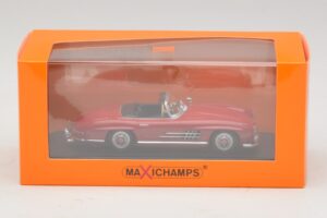Mercedes 300 SL W198 Roadster Червен Maxichamps 1:43 940039031 Метал — снимка 5 от 5