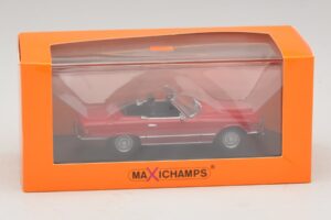 Mercedes 350 SL R107 Червен Maxichamps 1:43 940033432 Метал — снимка 5 от 5