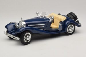 Mercedes 500K Родстер Син Bburago 1:20 3070 Метал — снимка 2 от 8