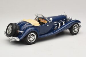 Mercedes 500K Родстер Син Bburago 1:20 3070 Метал — снимка 3 от 8