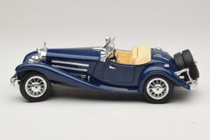Mercedes 500K Родстер Син Bburago 1:20 3070 Метал — снимка 4 от 8