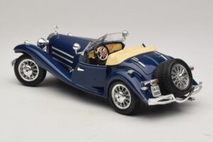 Mercedes 500K Родстер Син Bburago 1:20 3070 Метал — снимка 5 от 8