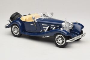 Mercedes 500K Родстер Син Bburago 1:20 3070 Метал — снимка 6 от 8