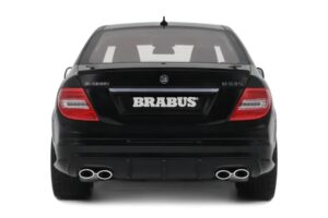 Mercedes C63 AMG W204 Brabus B63S Obsidian Black GT Spirit 1:18 GT582 Смола — снимка 5 от 5