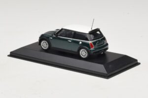 Mini Cooper One R50 Aero Green С Бял Покрив Minichamps 1:43 MINI011 Метал — снимка 3 от 5