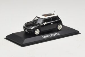 Mini Cooper S R53 Черен С Панорамен Покрив Minichamps 1:43 MINI022 Метал — снимка 2 от 4