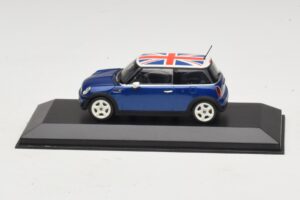 Mini Cooper S R53 Син С Британско Знаме Minichamps 1:43 MINI026 Метал