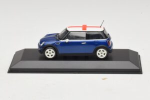 Mini Cooper S R53 Син С Английско Знаме Minichamps 1:43 MINI012 Метал