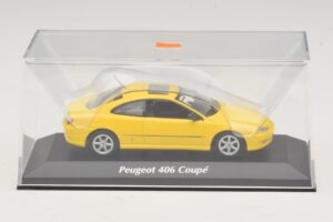 Peugeot 406 Купе Жълт Maxichamps 1:43 940112621 Метал — снимка 4 от 5