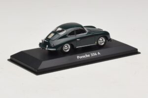 Porsche 356A Тъмнозелен Maxichamps 1:43 940064220 Метал — снимка 2 от 5