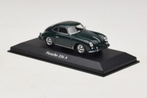 Porsche 356A Тъмнозелен Maxichamps 1:43 940064220 Метал — снимка 3 от 5