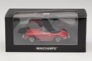 Porsche 356 B Кабриолет Червен Minichamps 1:43 400064331 Метал — снимка 5 от 5