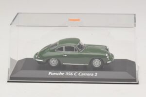 Porsche 356C Carrera 2 Тъмнозелен Maxichamps 1:43 940062360 Метал — снимка 4 от 5
