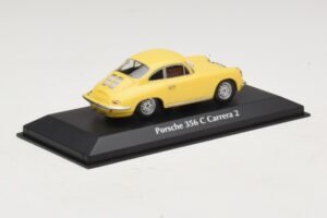 Porsche 356C Carrera 2 Жълт Maxichamps 1:43 940062361 Метал — снимка 2 от 5