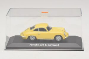 Porsche 356C Carrera 2 Жълт Maxichamps 1:43 940062361 Метал — снимка 4 от 5