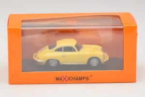 Porsche 356C Carrera 2 Жълт Maxichamps 1:43 940062361 Метал — снимка 5 от 5