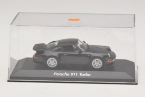 Porsche 911 964 Turbo Черен Maxichamps 1:43 940069101 Метал — снимка 4 от 5