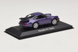 Porsche 911 964 Turbo Лилав Металик Maxichamps 1:43 940069100 Метал — снимка 2 от 5