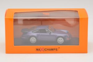 Porsche 911 964 Turbo Лилав Металик Maxichamps 1:43 940069100 Метал — снимка 5 от 5