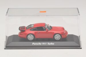 Porsche 911 964 Turbo Червен Maxichamps 1:43 940069102 Метал — снимка 4 от 5