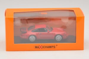 Porsche 911 964 Turbo Червен Maxichamps 1:43 940069102 Метал — снимка 5 от 5