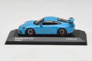 Porsche 911 991.1 GT3 Син Minichamps 1:43 410066022 Метал