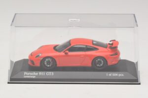 Porsche 911 991.1 GT3 Оранжев Minichamps 1:43 410066024 Метал — снимка 4 от 5
