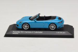 Porsche 911 991.2 Carrera 4 Кабриолет Син Minichamps 1:43 410067232 Метал