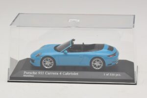 Porsche 911 991.2 Carrera 4 Кабриолет Син Minichamps 1:43 410067232 Метал — снимка 4 от 5