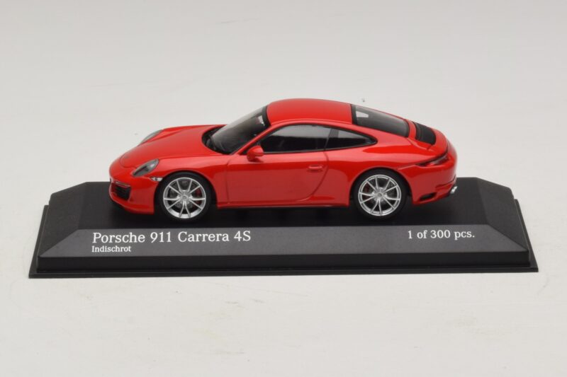 Porsche 911 991.2 Carrera 4S Червен Minichamps 1:43 410067240 Метал