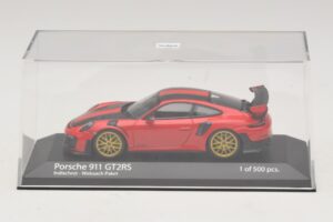Porsche 911 991.2 GT2 RS Weissach Package Червен Minichamps 1:43 410067221 Метал — снимка 4 от 5