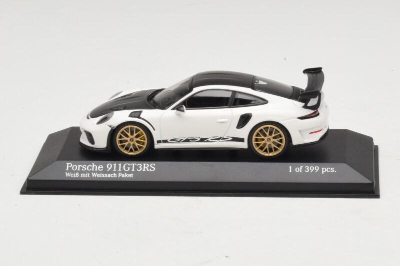 Porsche 911 991.2 GT3 RS Бял С Weissach Package Minichamps 1:43 410067022 Метал
