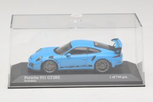 Porsche 911 991 GT3 RS Син Minichamps 1:43 410063222 Метал — снимка 4 от 5