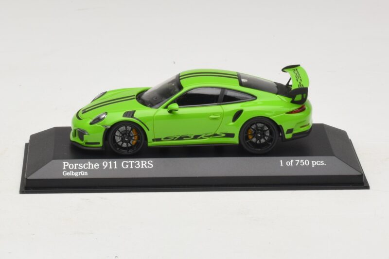Porsche 911 991 GT3 RS Зелен Minichamps 1:43 410063224 Метал