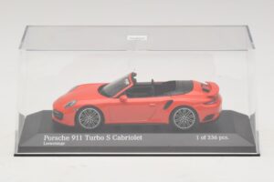 Porsche 911 991 Turbo S Кабриолет Оранжев Minichamps 1:43 410067181 Метал — снимка 4 от 5